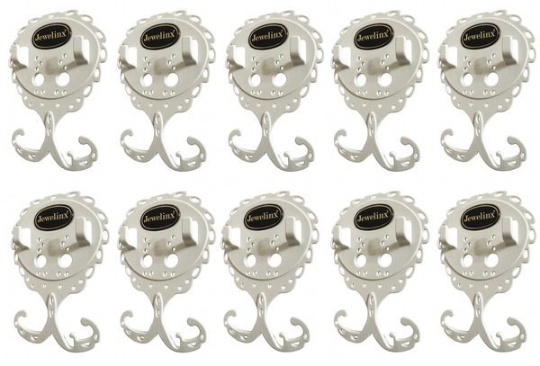 Jewelinx 10-Pack Collection. (Pink/Black/White)