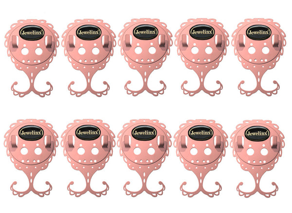 Jewelinx 10-Pack Collection. (Pink/Black/White)